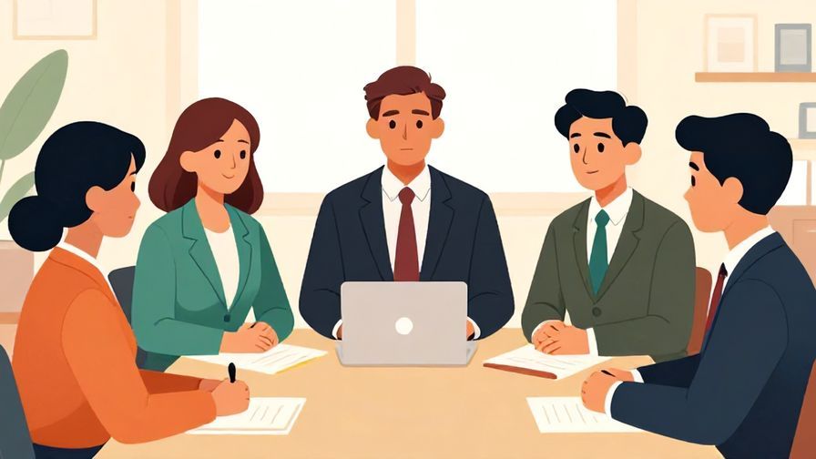 Illustration%20of%20a formal meeting%20with%20serious%20expressions%20and%20respectful%20body%20language%2C%20bright%20colors%2C%20illustrated%20style