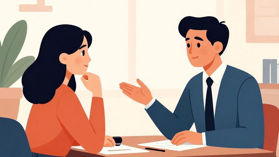 Illustration%20of%20a formal%20meeting%20with%20one%20person%20politely%20expressing%20doubt%20and%20the%20other%20responding%20calmly%2C%20vibrant%20colors%2C%20illustrated%20style