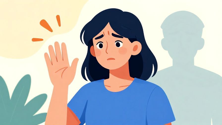 Illustration%20of%20a frustrated person waving their hand dismissively%2C with a fading silhouette in the background%2C colorful%20and%20expressive%20illustration