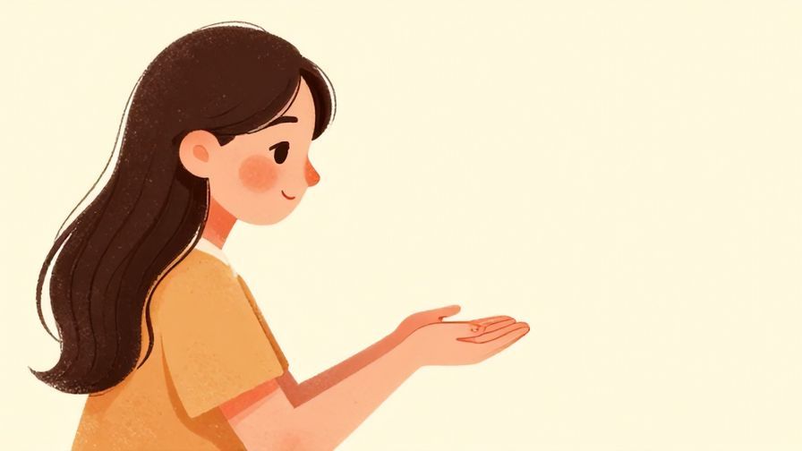 Illustration%20of%20a gentle person offering a hand with a warm smile, soft pastel background, illustrated style