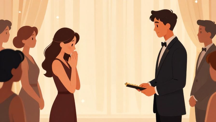 Illustration%20of%20a group respectfully nodding towards a calm and composed winner, elegant indoor setting, warm lighting, illustrated style