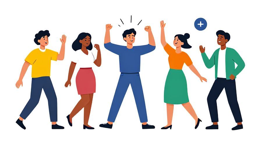 Illustration%20of%20a group%20having%20fun%20with%20one%20person%20looking%20disengaged%20and%20bringing%20down%20energy%2C%20bright%20colors