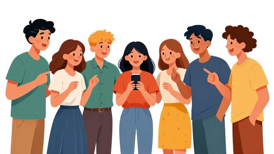 Illustration%20of%20a group%20of%20friends%20cheerfully%20checking%20with%20each%20other%20if%20they%20are%20ready%2C%20vibrant%20colors%2C%20illustrated%20style