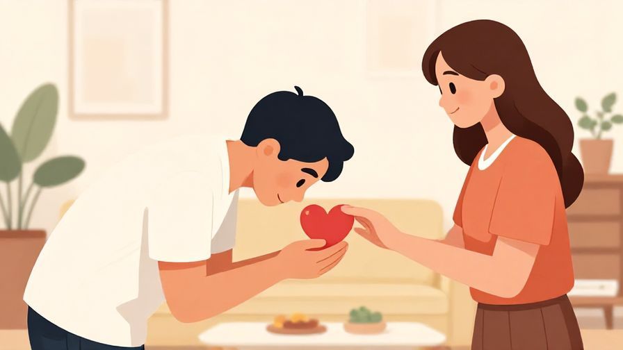 Illustration%20of%20a heartfelt thank-you gesture, with one character bowing slightly and the other smiling appreciatively in a home setting, detailed background