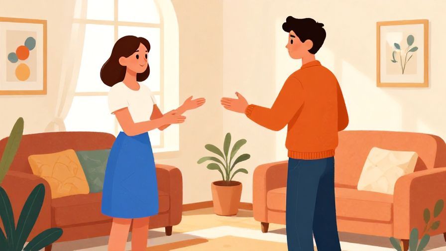 Illustration%20of%20a host inviting a guest with open arms in a stylish room, bright warm lighting, vibrant colors, illustrated style