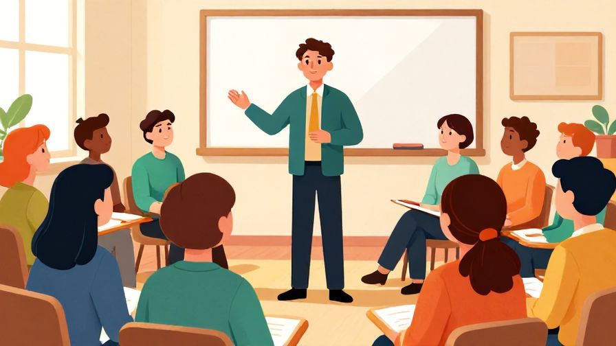 Illustration%20of%20a leader giving clear instructions to a group who listen attentively, formal indoor setting, vibrant colors, illustrated style