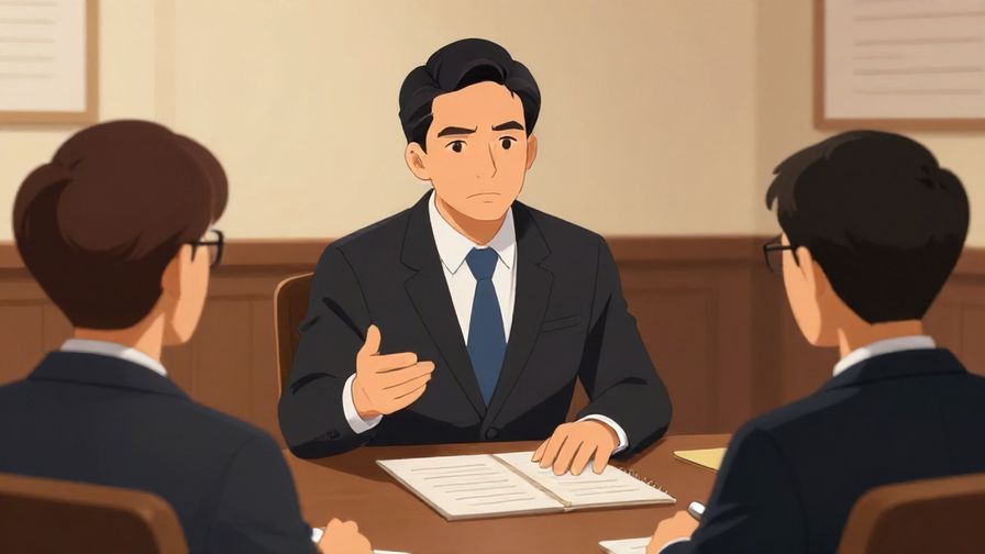 Illustration%20of%20a legal expert explaining terms in a courtroom-style setting, serious and focused, warm lighting, illustrated style