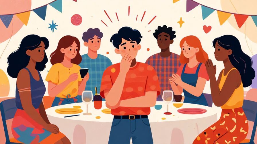 Illustration%20of%20a lively party%20slowly%20losing%20energy%20with%20one%20person%20looking%20bored%2C%20others%20looking%20disappointed%2C%20vibrant%20colors%2C%20illustrated%20style