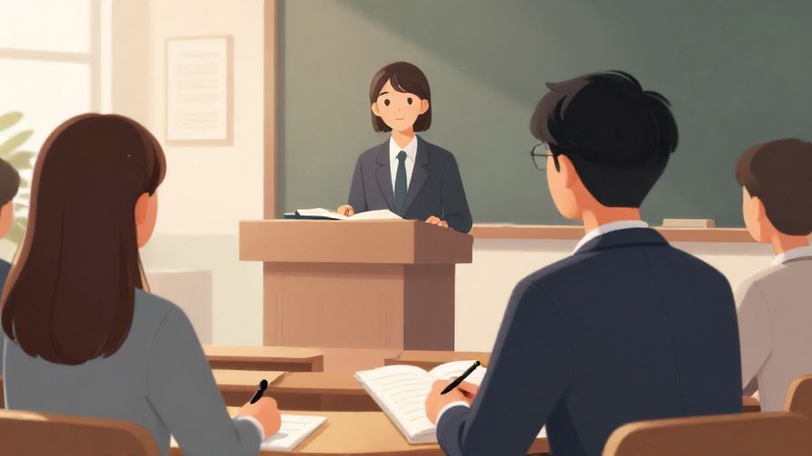 Illustration%20of%20a person attentively listening and taking notes during a formal lecture, soft lighting and academic setting