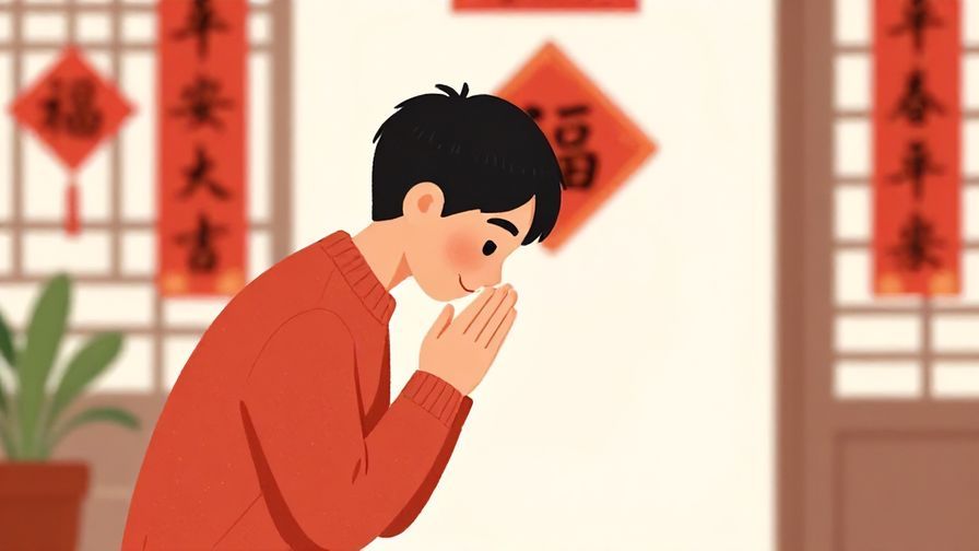 Illustration%20of%20a person bowing respectfully with gentle smile%2C%20subtle%20traditional%20New%20Year%20decor%20in%20background%2C%20vibrant%20colors