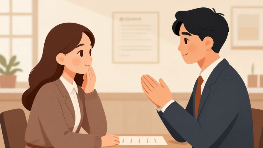 Illustration%20of%20a person calmly asking another to stop, in a formal setting, respectful expressions, detailed background