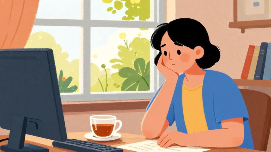 Illustration%20of%20a person calmly working at a desk with a cup of tea and a window view of a sunny garden, symbolizing steady success, vibrant colors, illustrated style