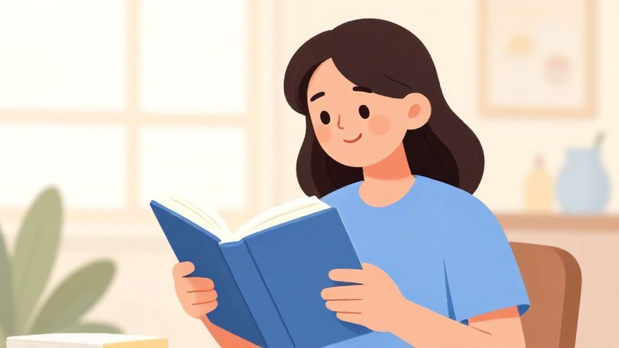 Illustration%20of%20a person closing a book with a satisfied smile, surrounded by soft pastel colors and gentle background elements