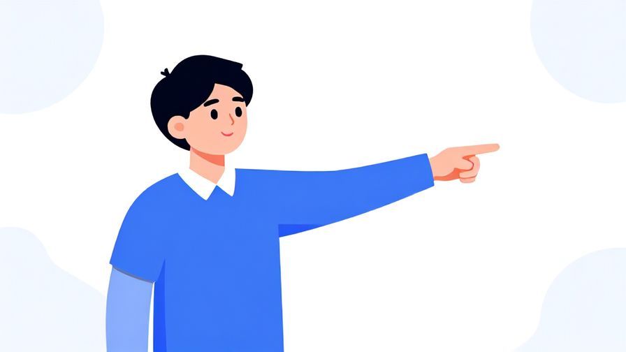 Illustration%20of%20a person confidently pointing forward with a bright background symbolizing certainty