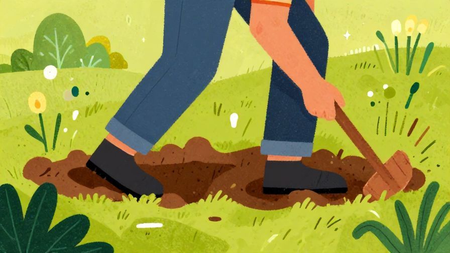 Illustration%20of%20a person digging in heels and continuing despite obstacles, vibrant colors, illustrated style