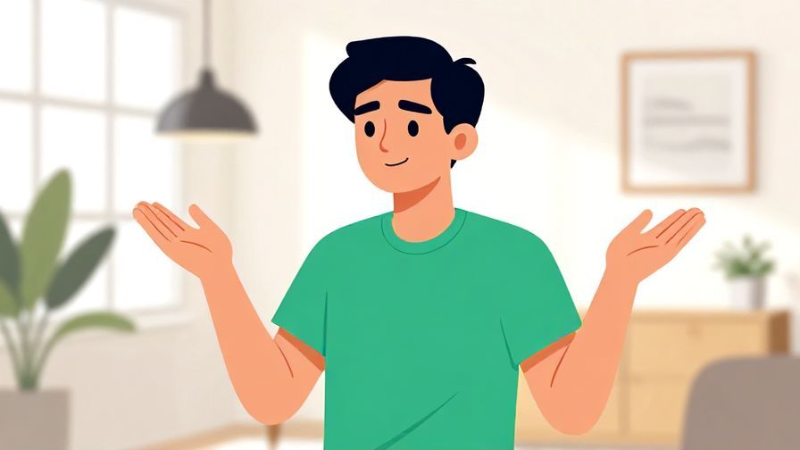 Illustration%20of%20a person emphasizing reality with hand gestures in a bright modern room, confident expression, illustrated style