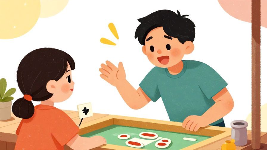 Illustration%20of%20a person excitedly placing a small bet at a game stall, hopeful expression, bright colors, illustrated style