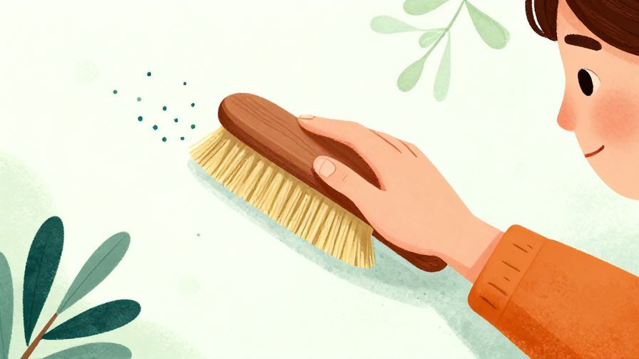 Illustration%20of%20a person gently brushing off something small, calm background with olive branches and soft dots, vibrant colors, illustrated style