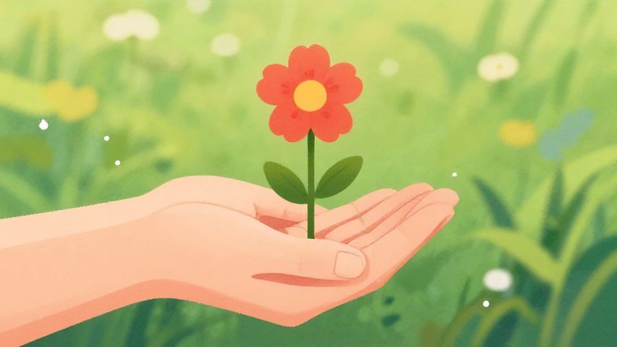 Illustration%20of%20a person gently holding a blooming flower, symbolizing care and value%2C%20soft%20lighting%2C%20vibrant%20colors%2C%20illustrated%20style