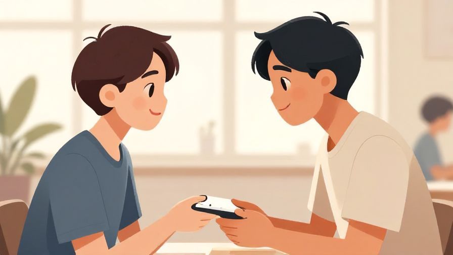 Illustration%20of%20a person giving a quick nod and smile in a casual setting, soft lighting