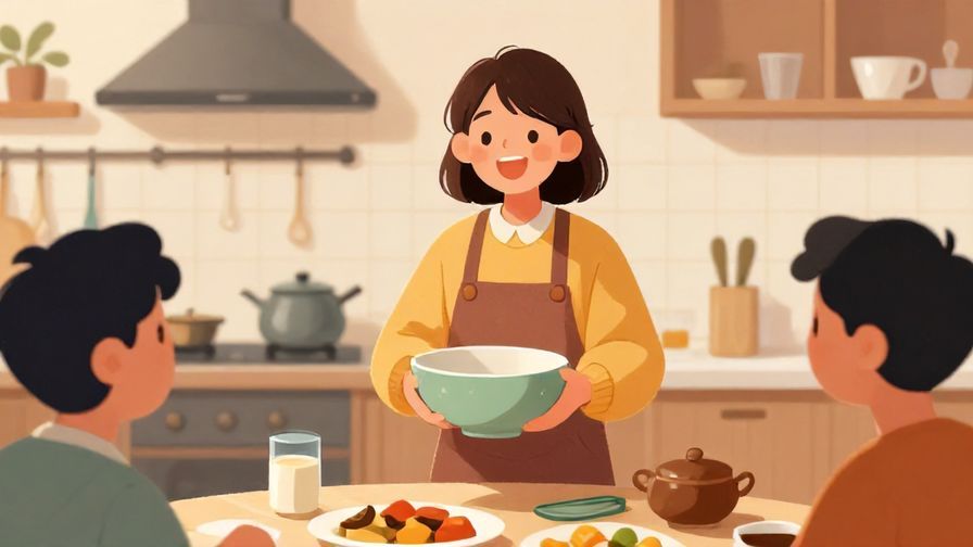 Illustration%20of%20a person happily holding an empty bowl up for a refill, surrounded by a friendly atmosphere in a kitchen or dining room.