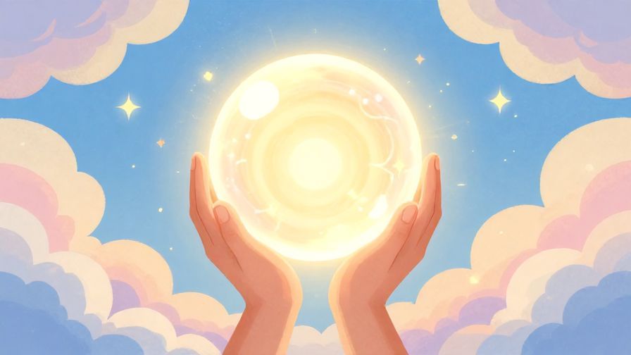 Illustration%20of%20a person holding a glowing light orb gently in their hands, symbolizing hope, surrounded by soft pastel clouds%2C%20vibrant%20colors%2C%20illustrated%20style