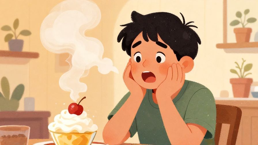 Illustration%20of%20a person looking amazed and happily overwhelmed by a delicious aroma, vibrant warm colors, illustrated style