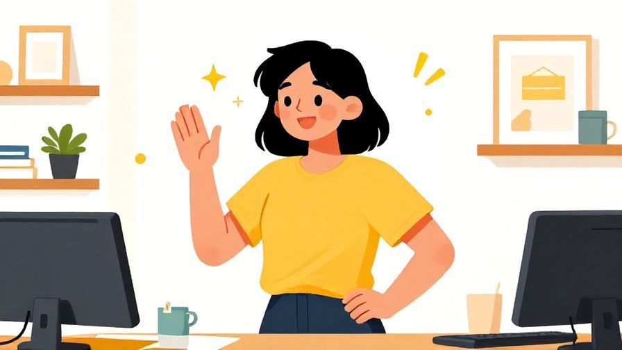 Illustration%20of%20a person making a quick, cheerful decision with a playful gesture in a bright shop, illustrated style