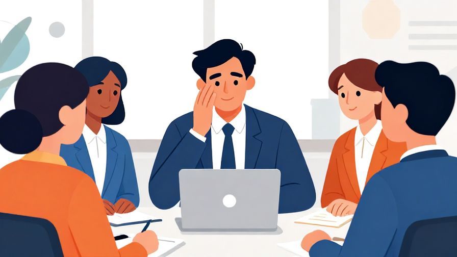 Illustration%20of%20a person nodding confidently in a business meeting, surrounded by colleagues, professional atmosphere, vibrant colors