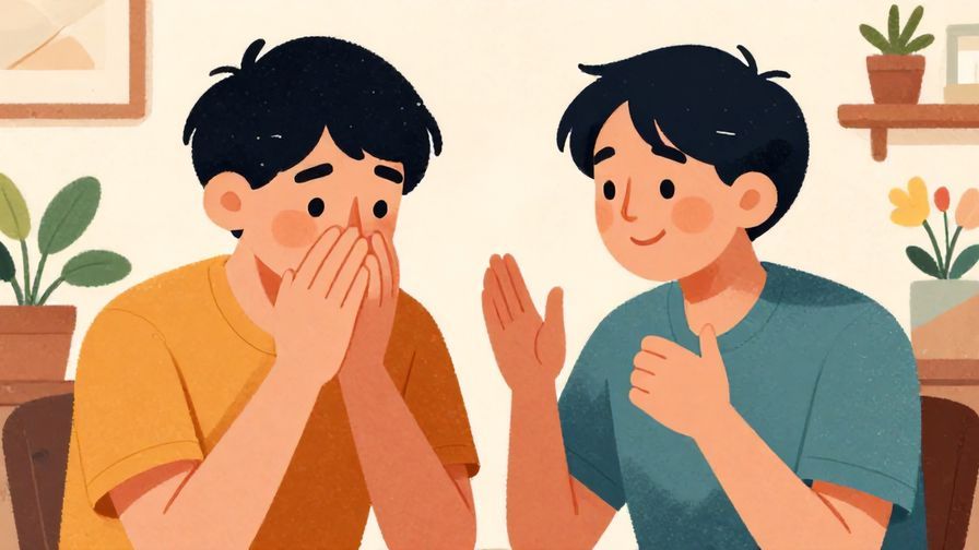 Illustration%20of%20a person nodding in agreement with a smile during casual conversation, detailed background, vibrant colors, illustrated style