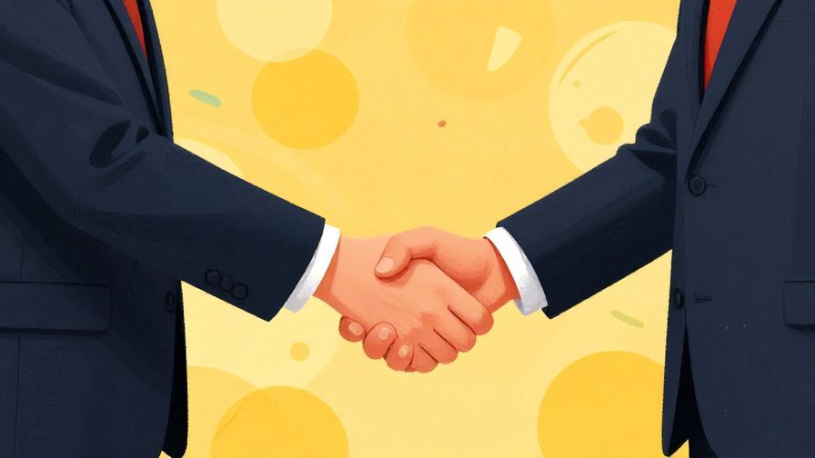 Illustration%20of%20a person receiving multiple congratulatory handshakes in a formal setting, vibrant colors, illustrated style