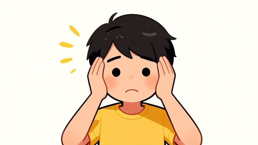 Illustration%20of%20a person shaking their head in disbelief, playful and casual setting