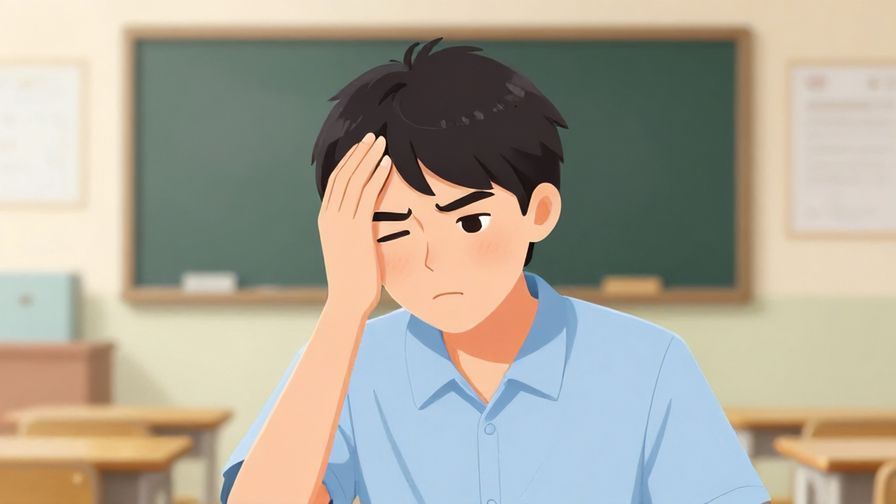 Illustration%20of%20a person shaking their head slightly with a firm expression, school or home background, illustrated style