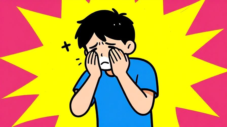 Illustration%20of%20a person shivering or stepping back nervously, cartoonish style, bright colors, vibrant background