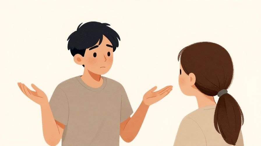 Illustration%20of%20a person shrugging gently while another listens attentively, showing respect and giving space. Soft pastel background, illustrated style.