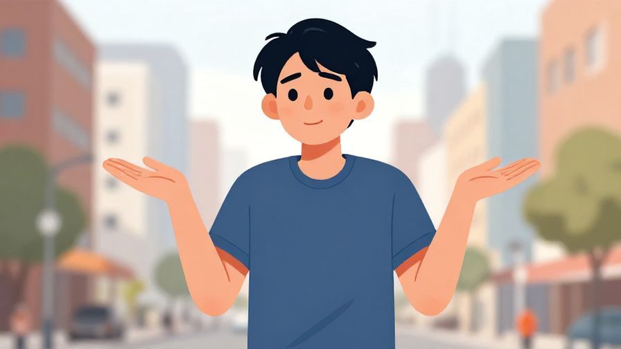 Illustration%20of%20a person shrugging with a half-smile%2C casual urban background%2C illustrated style