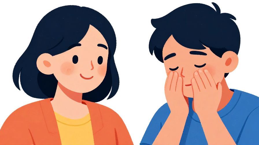 Illustration%20of%20a person smiling admiringly%20while%20another%20person%20nods%20with%20a%20closed%20mouth%20expression%2C%20vibrant%20colors%2C%20illustrated%20style