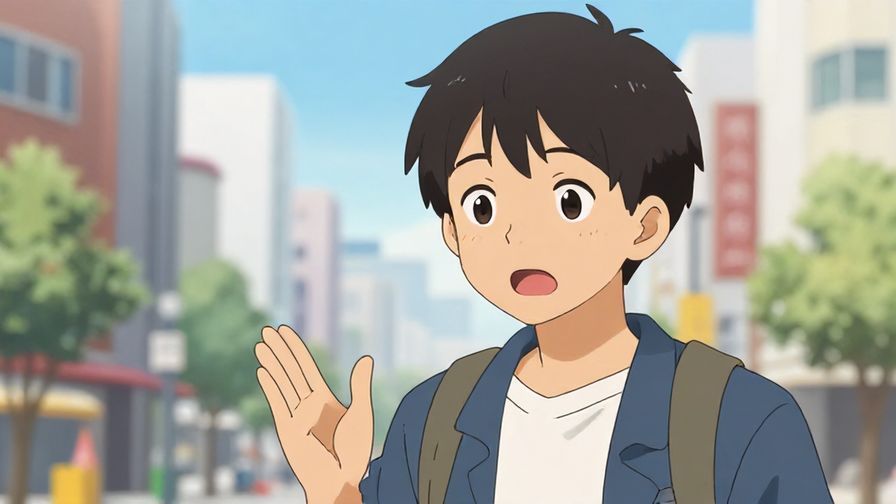 Illustration%20of%20a person speaking casually with a slight Kansai accent expression%2C%20urban%20background%2C%20illustrated%20style