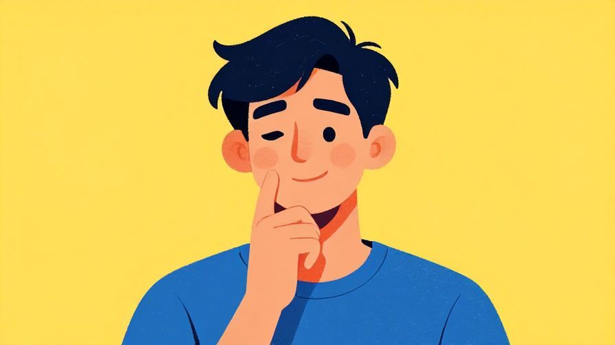 Illustration%20of%20a person tapping their chin thoughtfully with a sly smile, symbolizing guessing and foresight. Bright colors, illustrated style