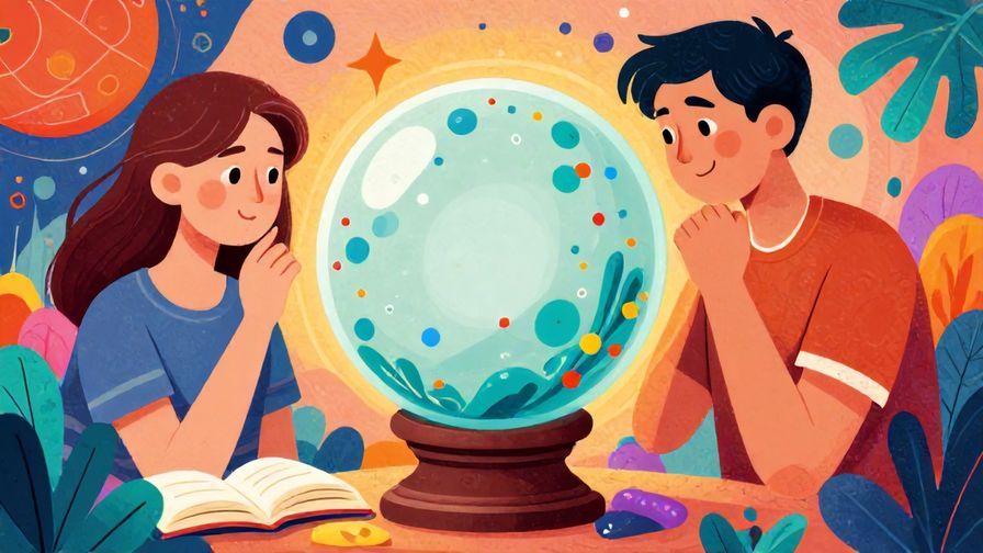 Illustration%20of%20a person thoughtfully analyzing a crystal ball, representing anticipation and foresight. Vibrant colors, detailed background, illustrated style