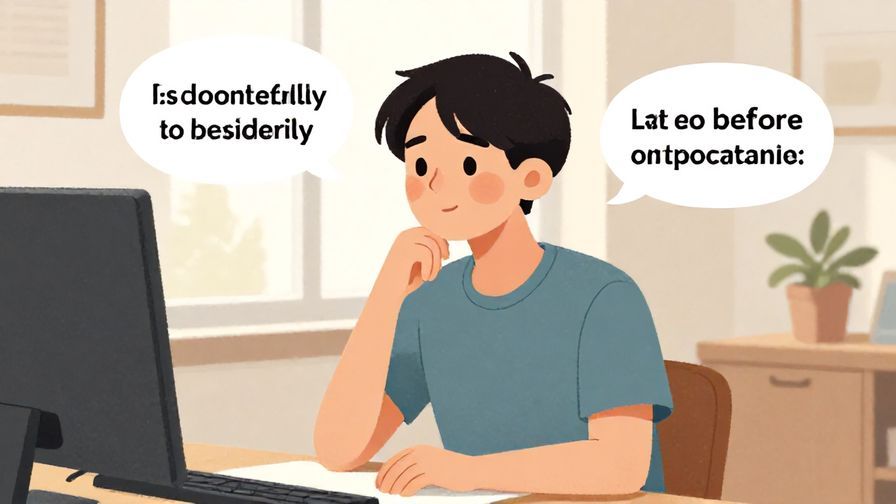 Illustration%20of%20a person thoughtfully considering before speaking, indoor casual setting, natural light, illustrated style