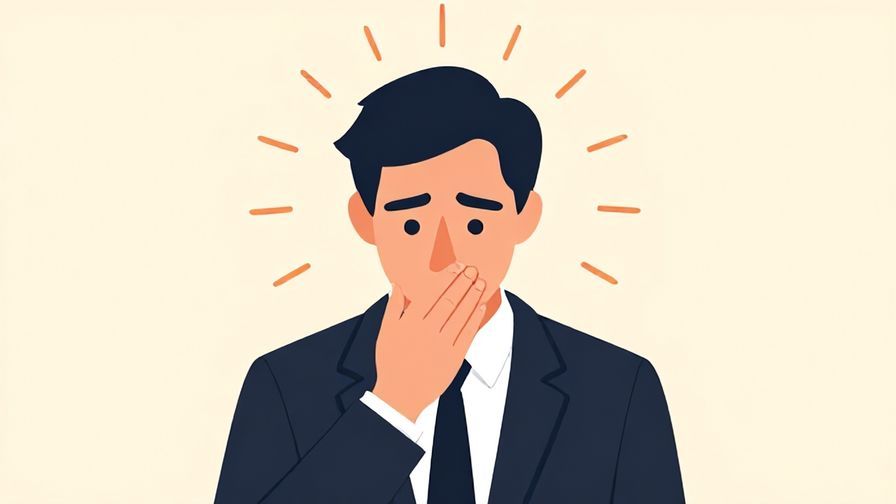 Illustration%20of%20a person thoughtfully nodding, rays of understanding around the head, formal background