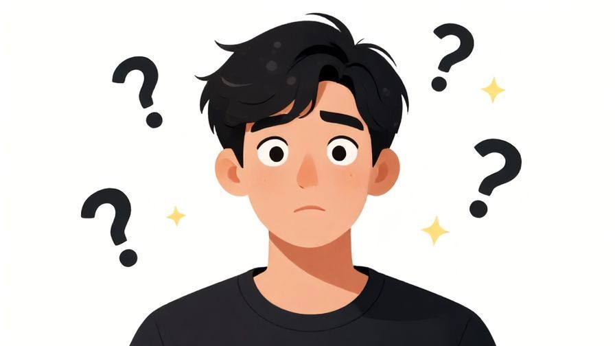 Illustration%20of%20a person with a curious expression%2C%20tilting%20their%20head%20slightly%2C%20bright%20background%20with%20floating%20question%20marks%20and%20sparkles.