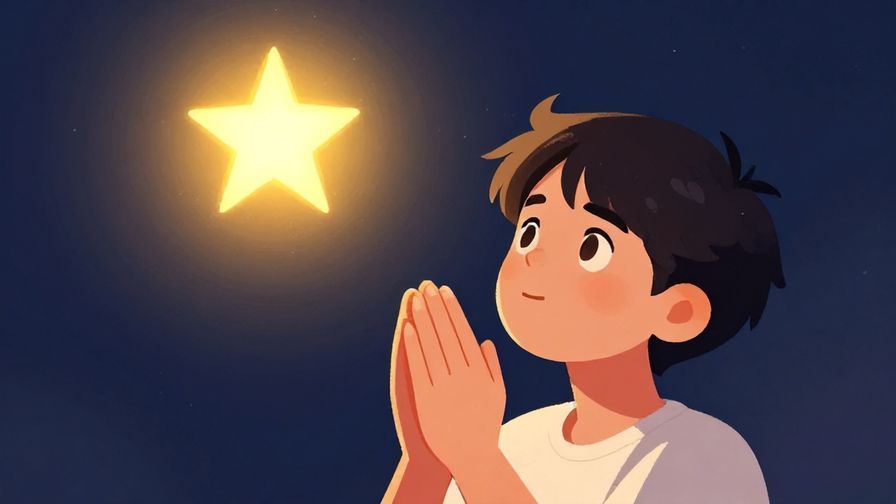 Illustration%20of%20a person with a determined expression looking up at a bright star, making a heartfelt promise, warm glowing colors