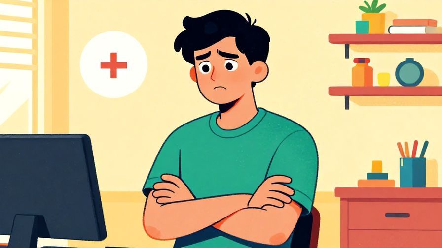 Illustration%20of%20a person with a skeptical look, arms crossed, casual setting, vibrant colors, illustrated style