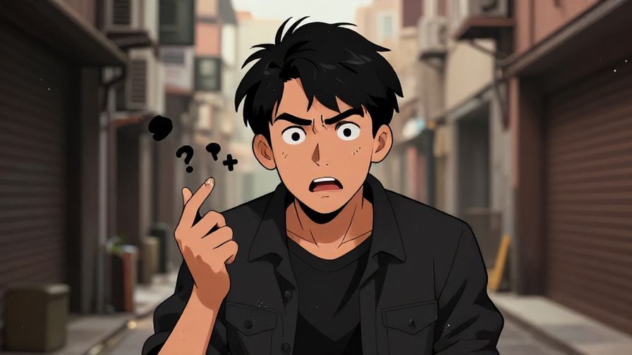 Illustration%20of%20a person with an intense expression asking a question, urban alley background, slightly edgy vibe, illustrated style