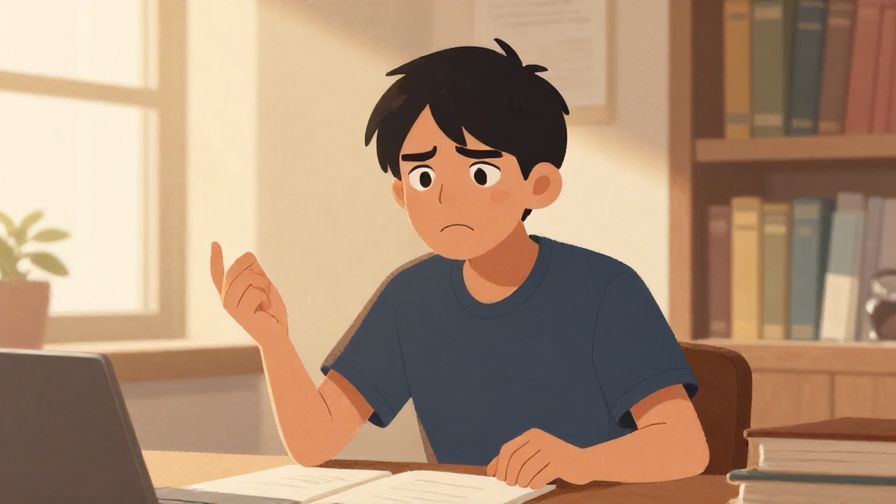 Illustration%20of%20a person with serious expression, speaking confidently in a quiet room with books and soft light, illustrated style