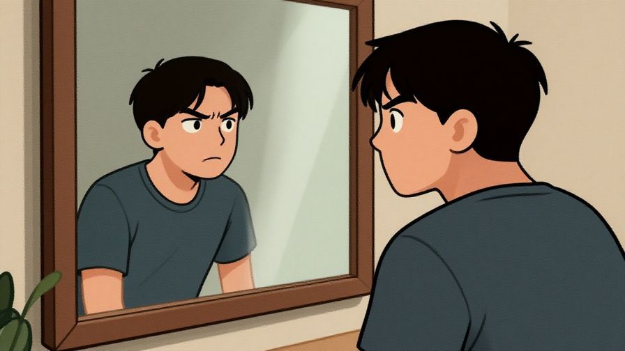 Illustration%20of%20a person%20looking%20at%20their%20reflection%20in%20a%20mirror%20with%20a%20determined%20expression%2C%20soft%20indoor%20lighting%2C%20illustrated%20style