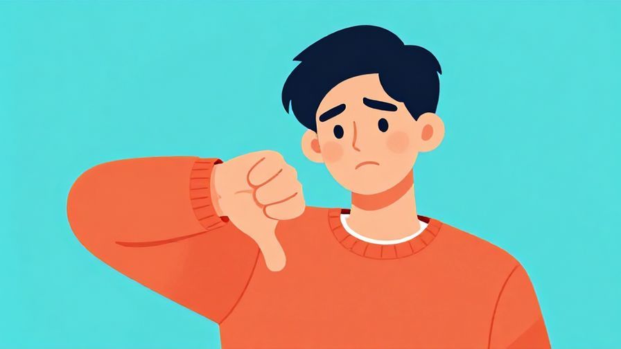 Illustration%20of%20a person%20making%20a%20slightly%20disappointed%20face%20with%20a%20thumbs-down%20gesture%2C%20bright%20colors%2C%20illustrated%20style