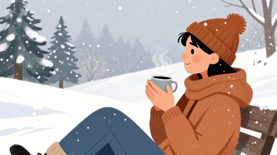 Illustration%20of%20a person%20relaxing%20with%20a%20hot%20drink%20and%20watching%20snowfall%2C%20content%20and%20casual%20vibe